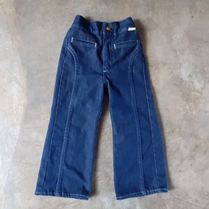 Vintage Kids Jeans Hippie Boho Flare Leg 70s 80s Denim 3T to 4T